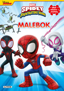 Malebok Marvel - Spidey og hans fantastiske venner