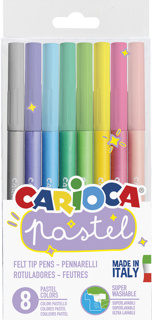 Tusjer pastell Carioca 8 stk