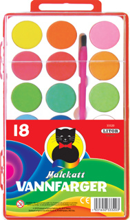 Maleskrin Malekatt 18 farger