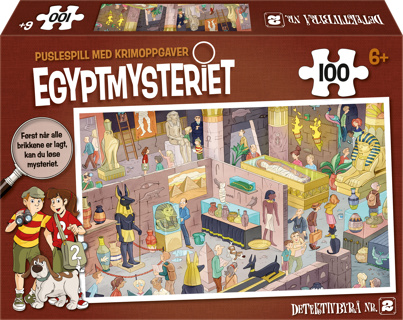 Puslespill Detektivbyrå nr. 2 Egyptmysteriet 