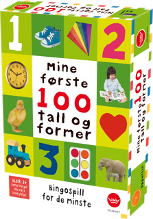 Spill Mine 100 første tall & former - Bingo 