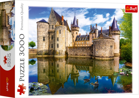 Pappusle Slottet i Sully-sur-Loire 3000 biter 