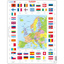 Platepusle Kart med flagg Europa -KL1