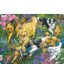 Platepusle Maxi Hunder i blomstereng  FH33, 32 btr